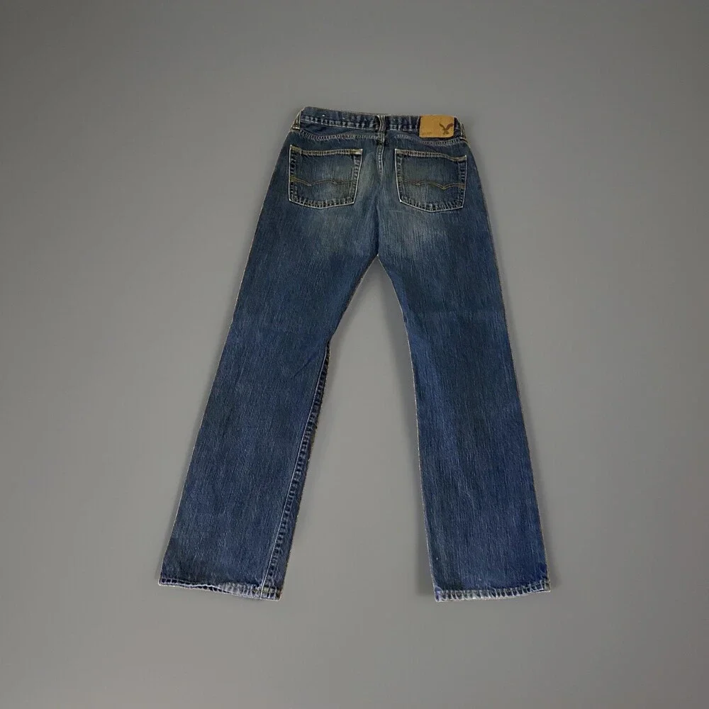Mens American Eagle Jeans Slim Straight 30 X 34